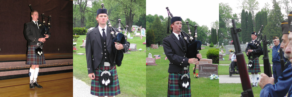 Garrett DeWyse - Bagpiper